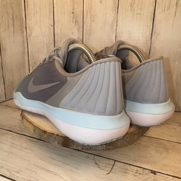 Nike Flex Supreme TR5 Womens Sz 10 Running Training Shoes Sneakers Blue White - Picture 5 of 10